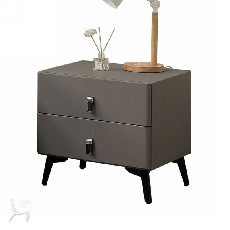 B12-03 艾爾達皮革床頭櫃 (B23-19)