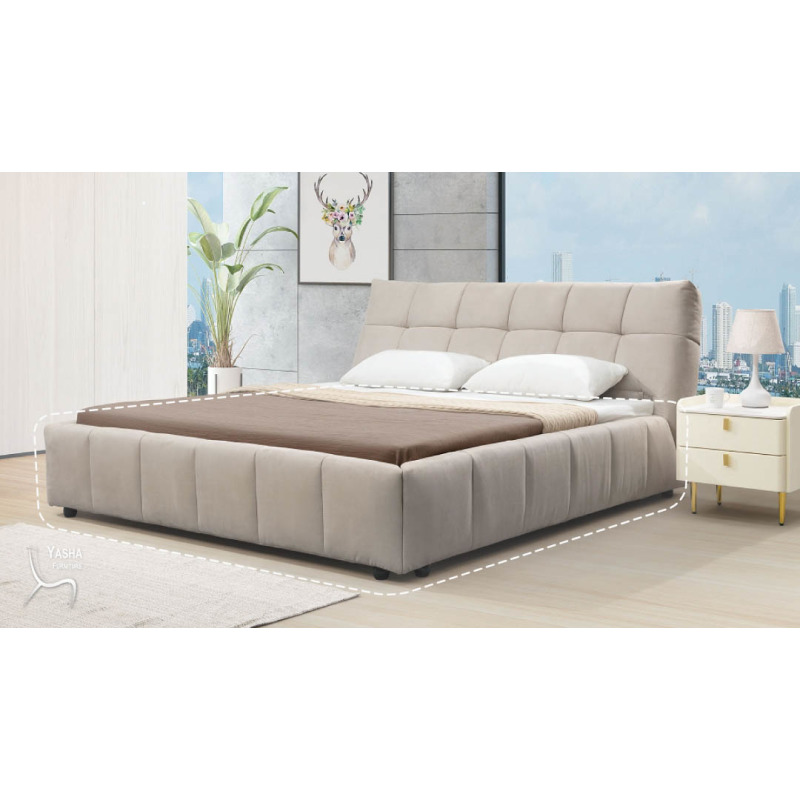 B3-02 休斯5尺床台 (MJ625)(磨砂布)