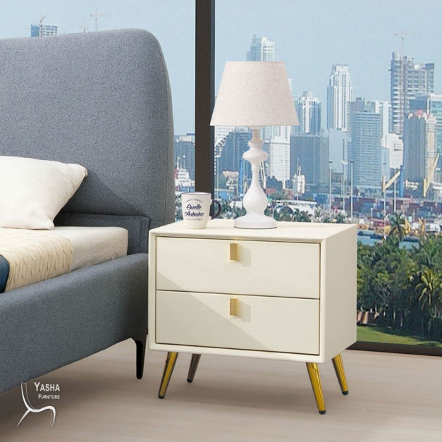 B21-06 高更皮革床頭櫃 (KG112)