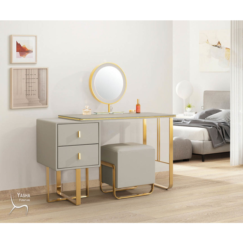 B25-05 莫琳3.3尺伸縮鏡台 (含椅)(QL895)