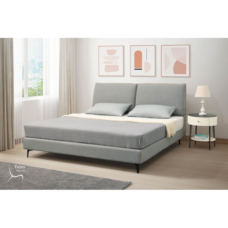 B9-03 比利6尺床台 (MJ607)(亞麻布)