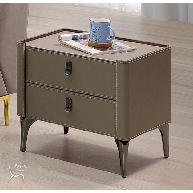 B6-03 庫伯馬鞍皮床頭櫃 (KM022)