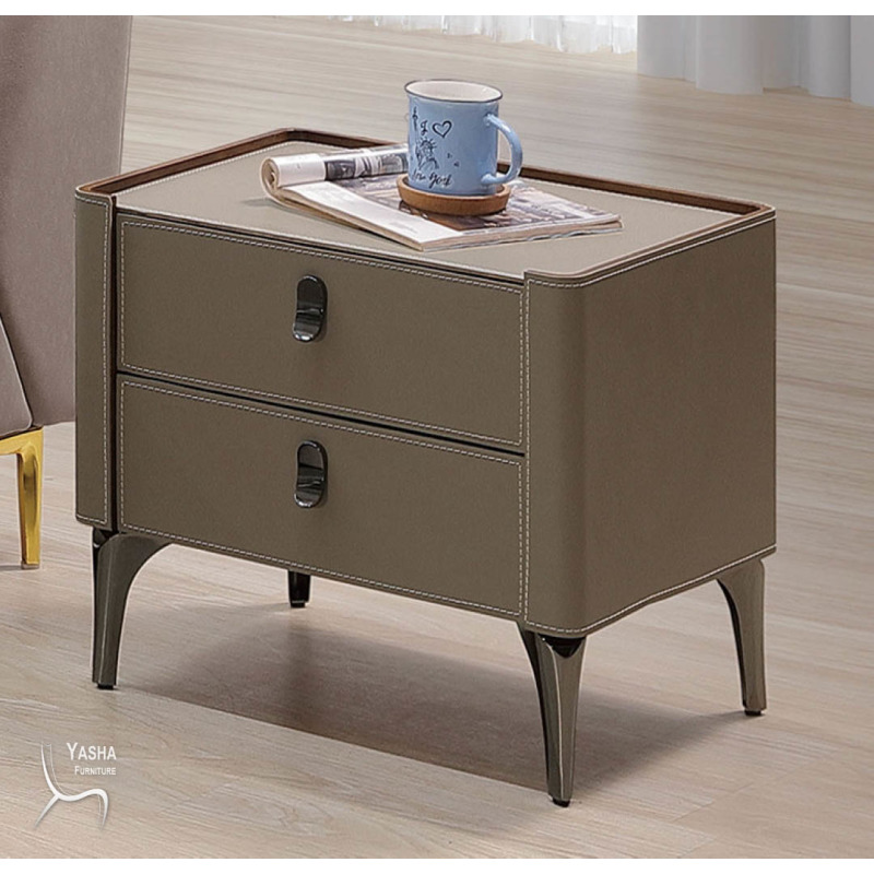 B6-03 庫伯馬鞍皮床頭櫃 (KM022)