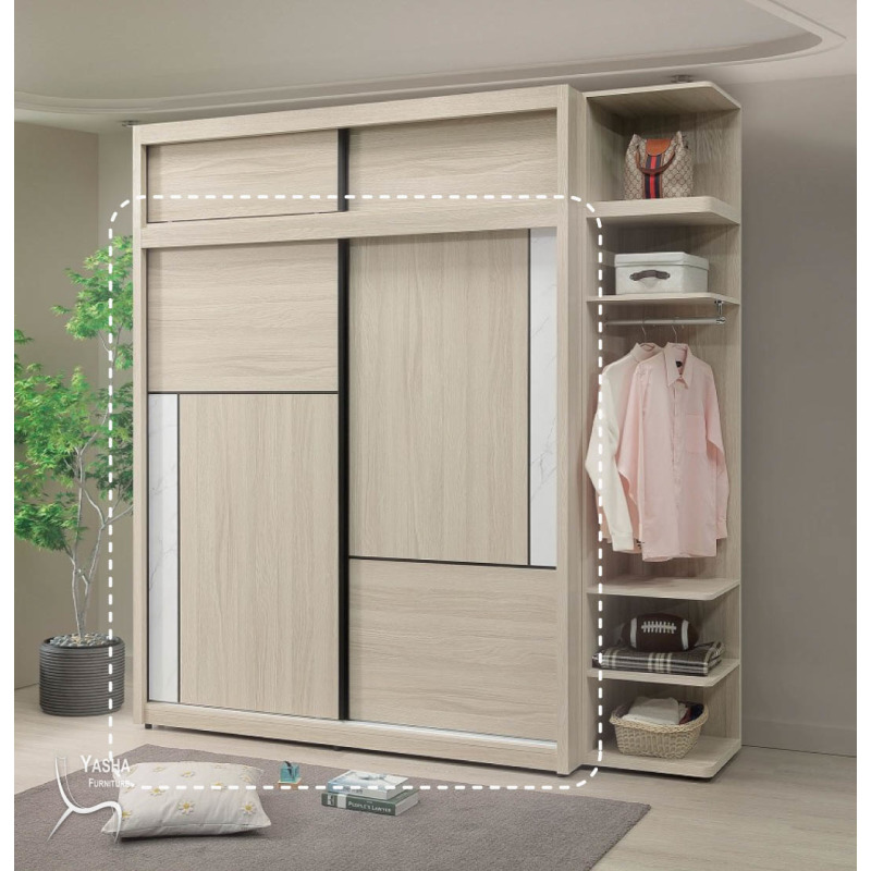 B36-04 萊米克6x7尺推門衣櫥(HY918)