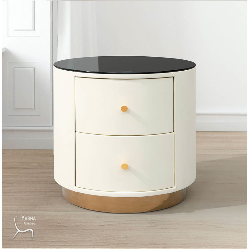 B29-04 奥利皮革床頭櫃(KG620-2)