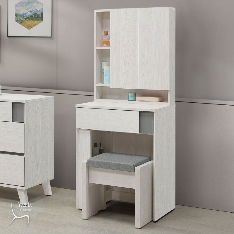 B39-03 凱倫2尺鏡台(含椅)(M307+1310椅)