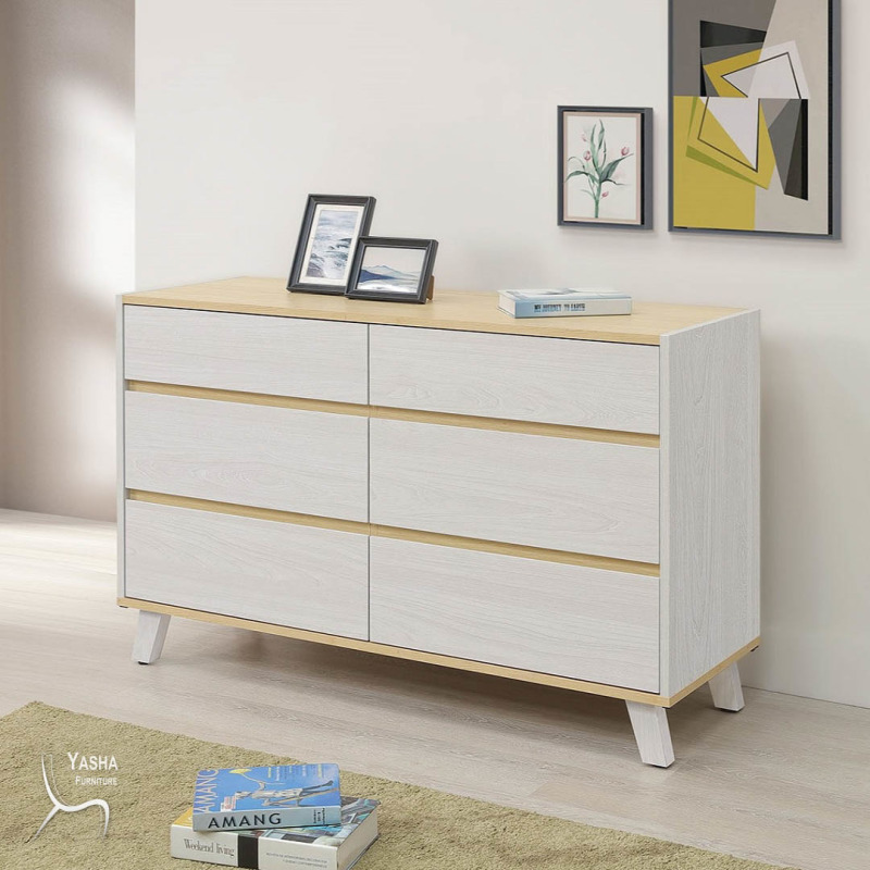 B48-05 泰勒4尺六斗櫃 (M104+M105)