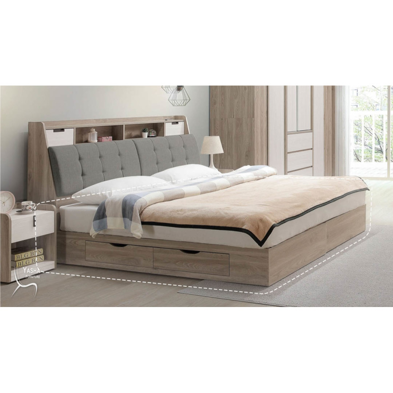 B67-07 華沙6尺四抽收納床底 (G312&times;2)