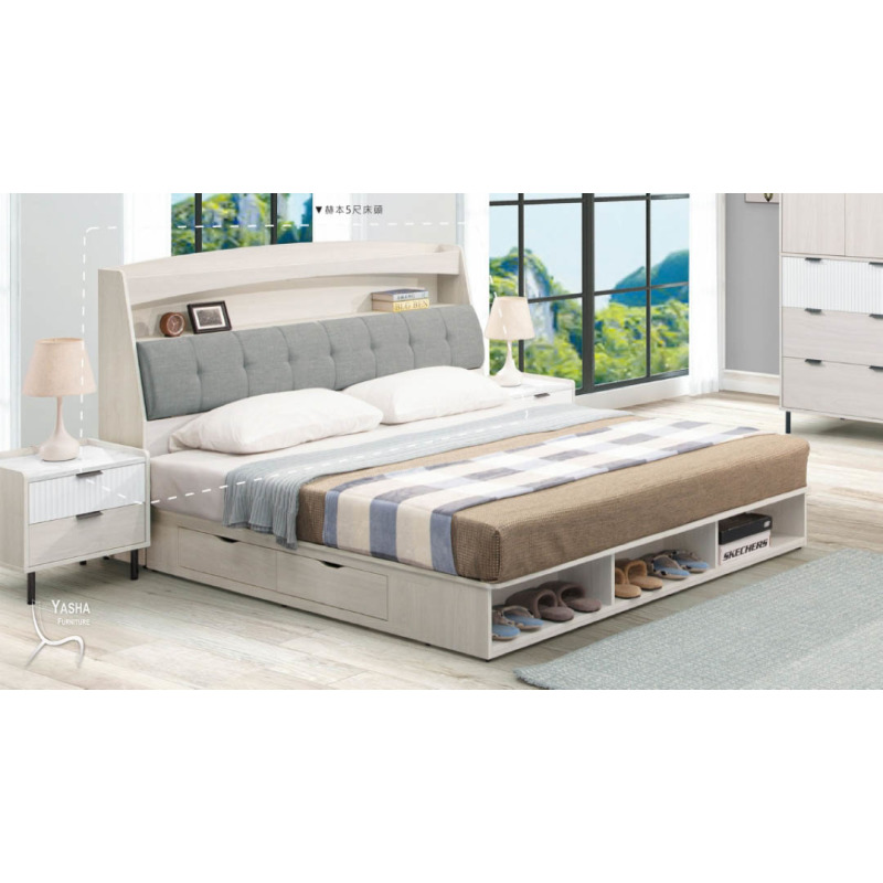 B81-02 赫本5尺床頭 (J201)