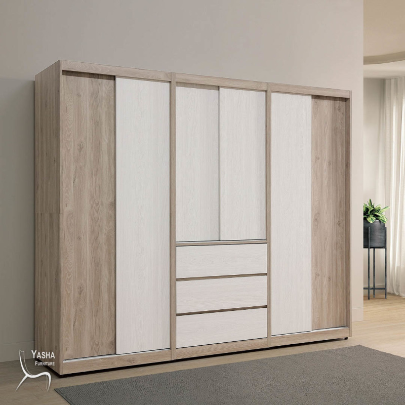 B68-02 伊格絲8尺組合推門衣櫥(L740&times;2+L741)