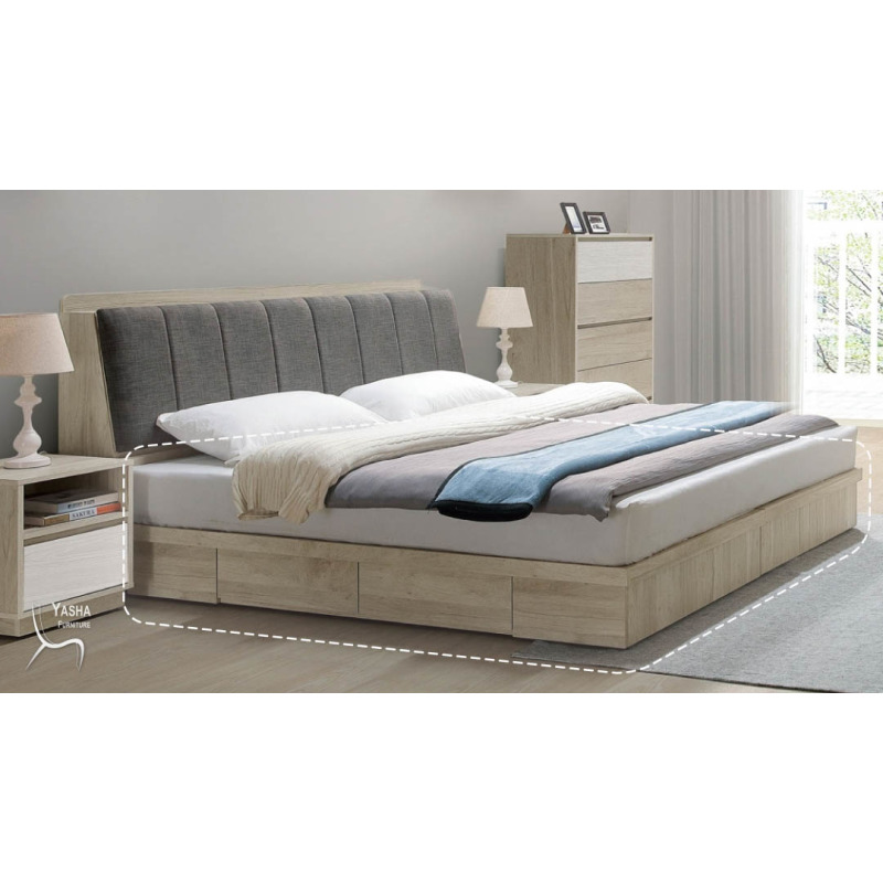 B57-02 威瑟斯5尺二抽收納床底(HY853xHY854)