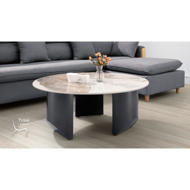 B317-02 凱羅岩板大圓几 (M41)