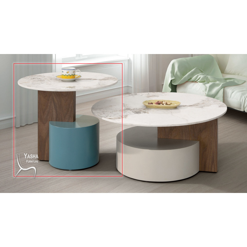 B256-03 伍茲岩板小茶几 (C8899小)