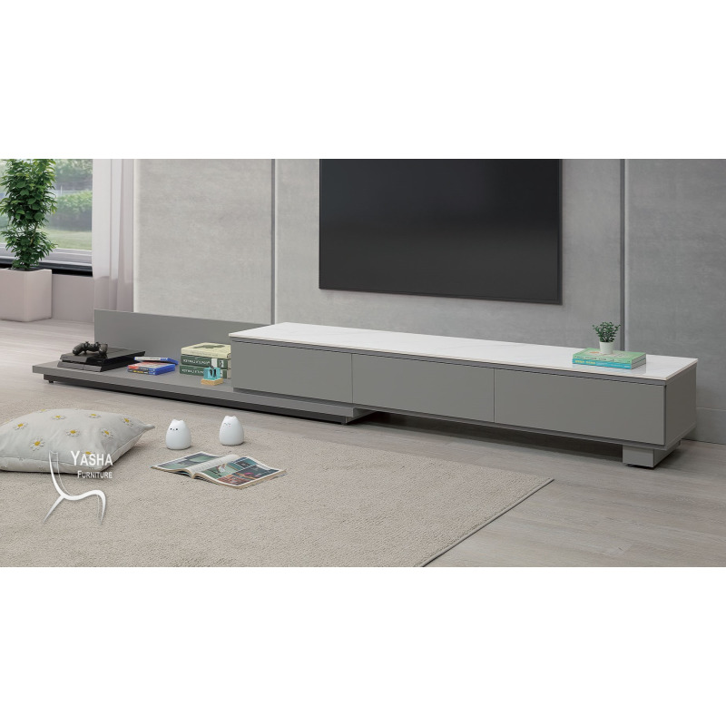 B347-02 莫瑞諾岩板伸縮長櫃 (M205+J210岩板)