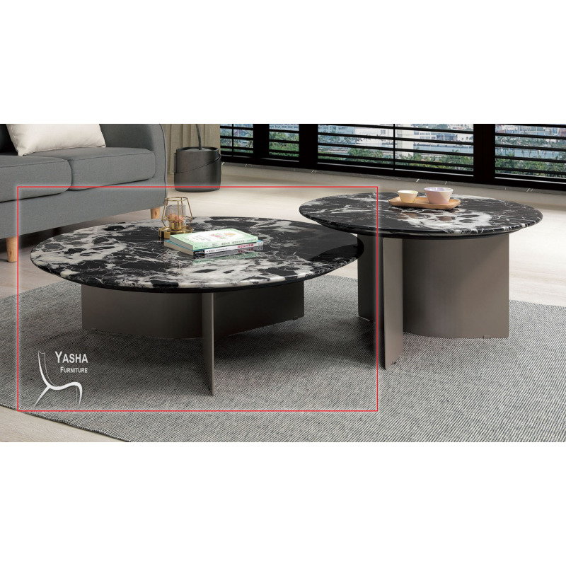 B307-03 艾格石面大圓茶几 (CJ1031A)