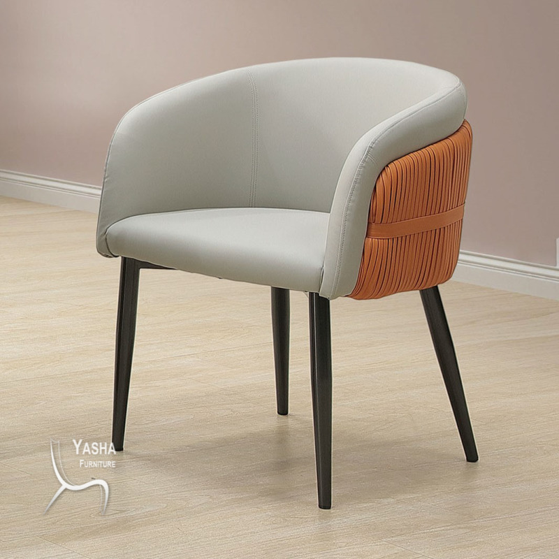 B236-04 克勞斯休閒椅 (DY16橘)