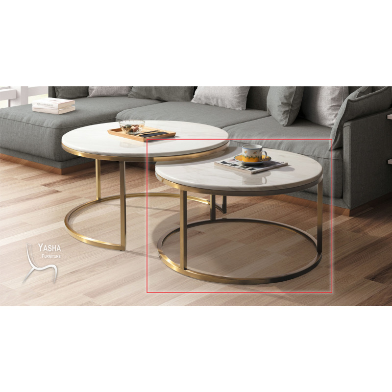 B313-03 卡拉石面大茶几 (C888 大)