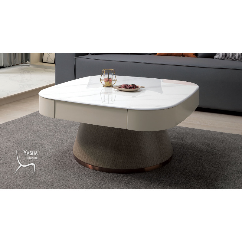 B272-02 所羅石面大茶几 (C70A)