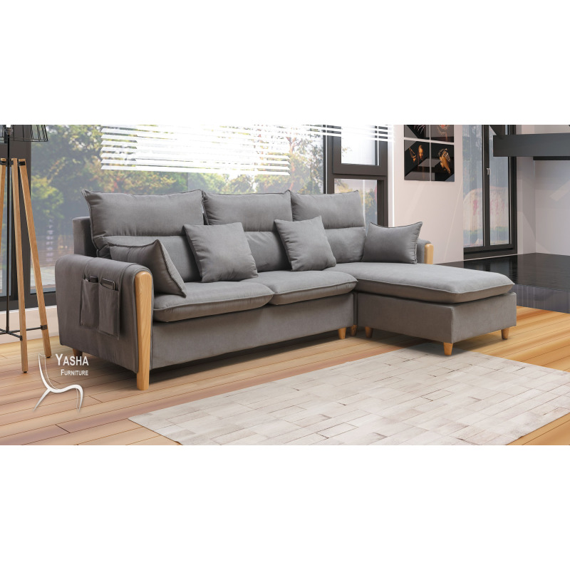 B219-01 波士頓L型布沙發 (T181-23)