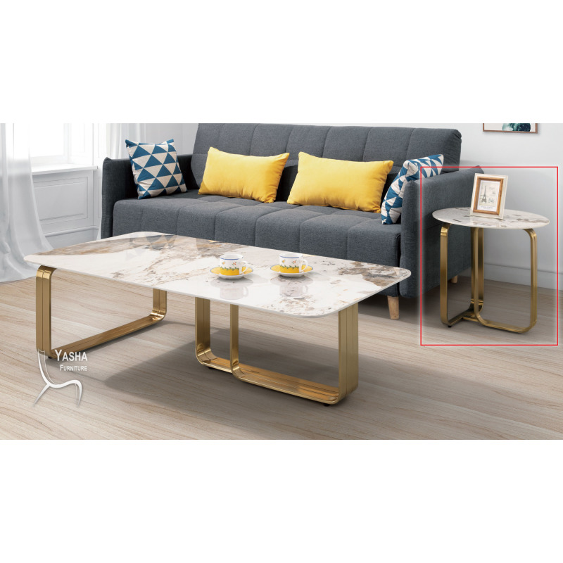 B313-02 艾德琳岩板小茶几 (K815 小)