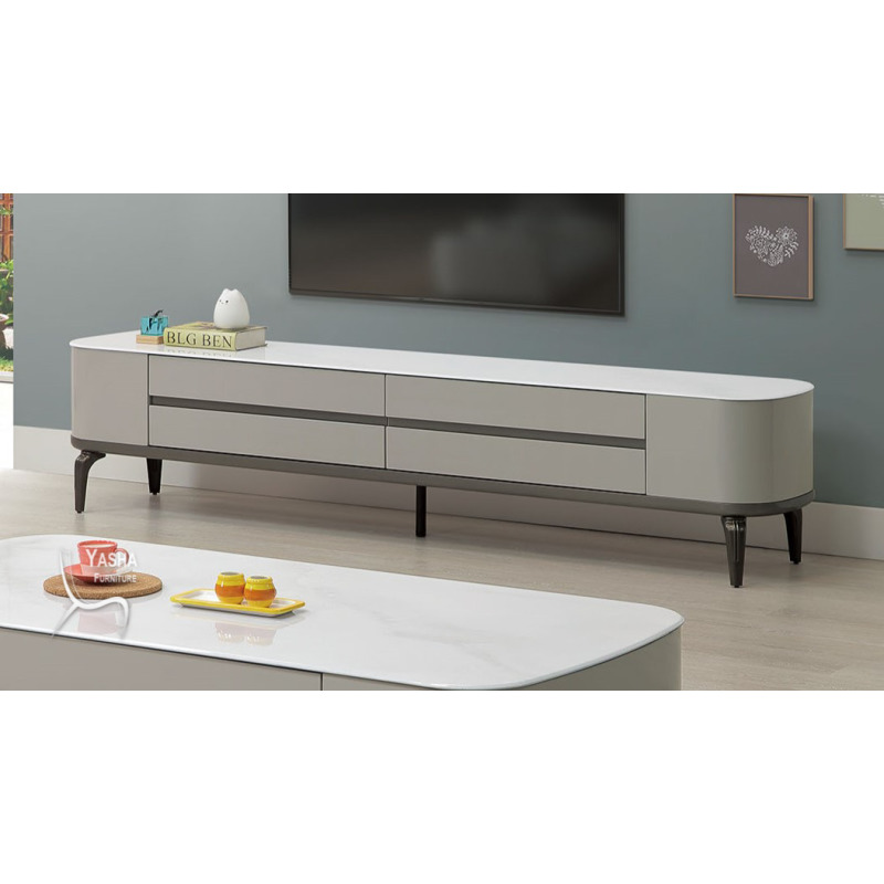 B357-01 莫尼6.6尺玻璃長櫃 (255-200)