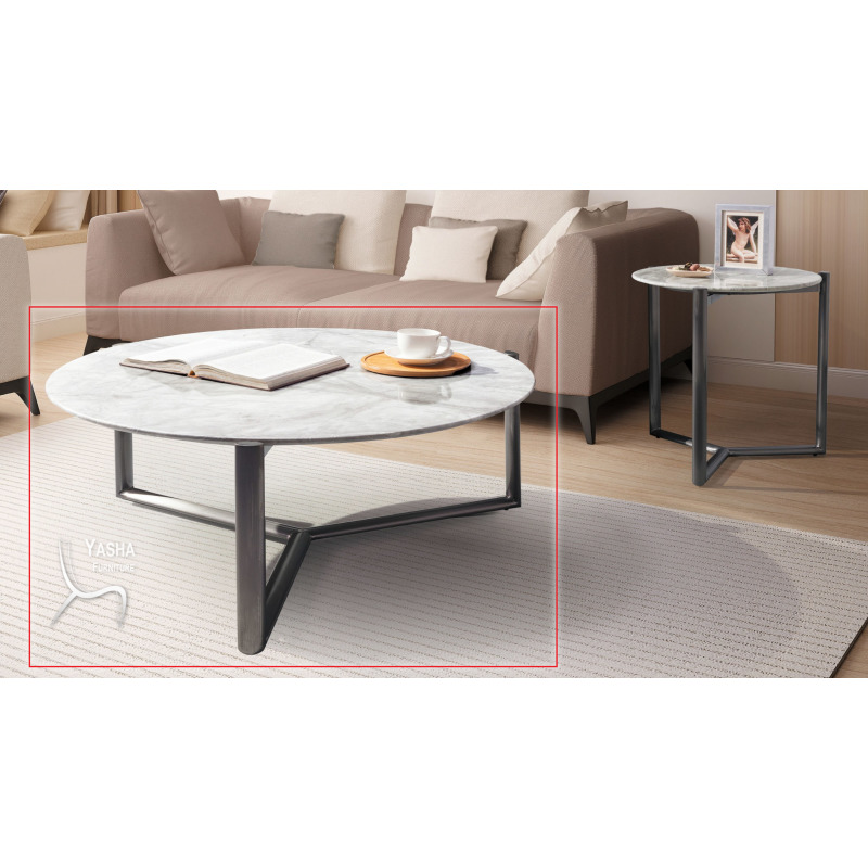 B316-01 伊迪絲石面大茶几 (CJ392C)
