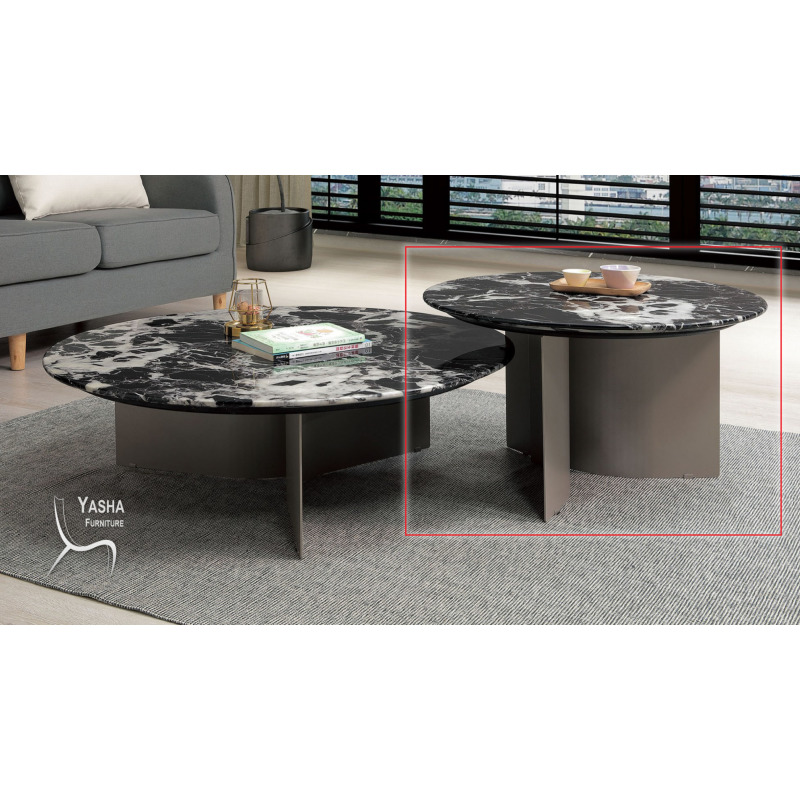 B307-04 艾格石面小圓茶几 (CJ1031B)