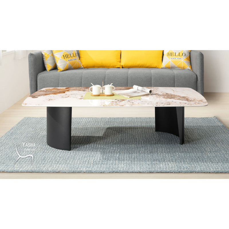 B317-01 愛德溫岩板大茶几 (9025)