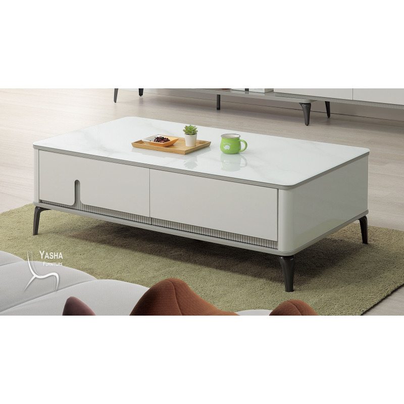 B278-01 傑尼特玻璃大茶几 (2331-1300)