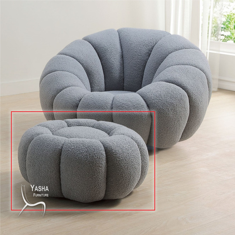 B238-02 維拉南瓜椅凳 (DY0083T)(灰)