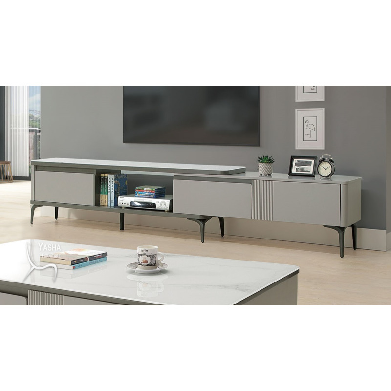 B353-01 卡洛夫6.2尺岩板伸縮長櫃 (C036)