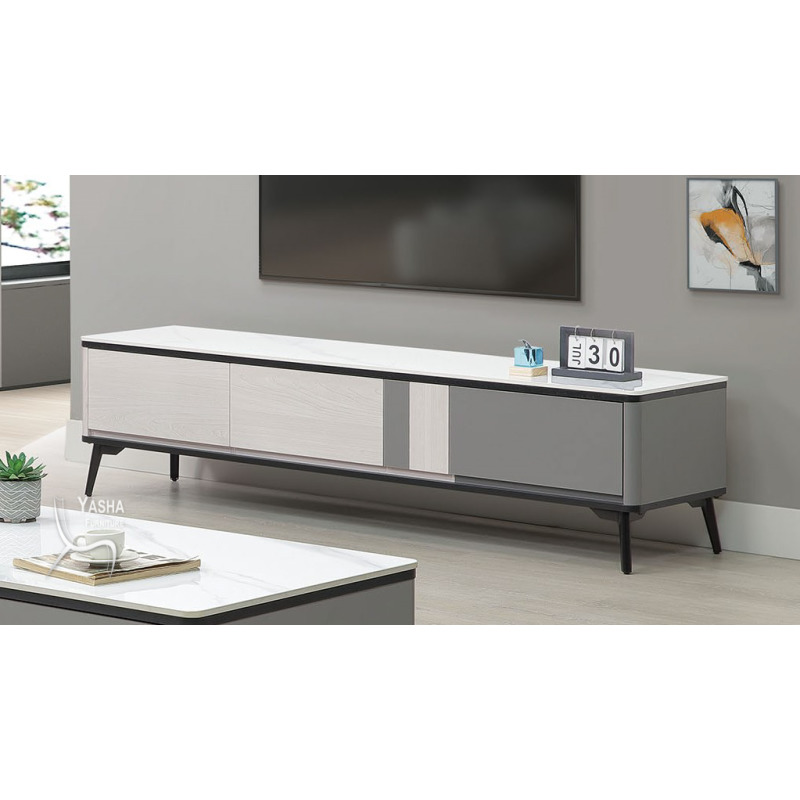 B356-02 羅納6尺岩板長櫃 (M202++J107岩板)