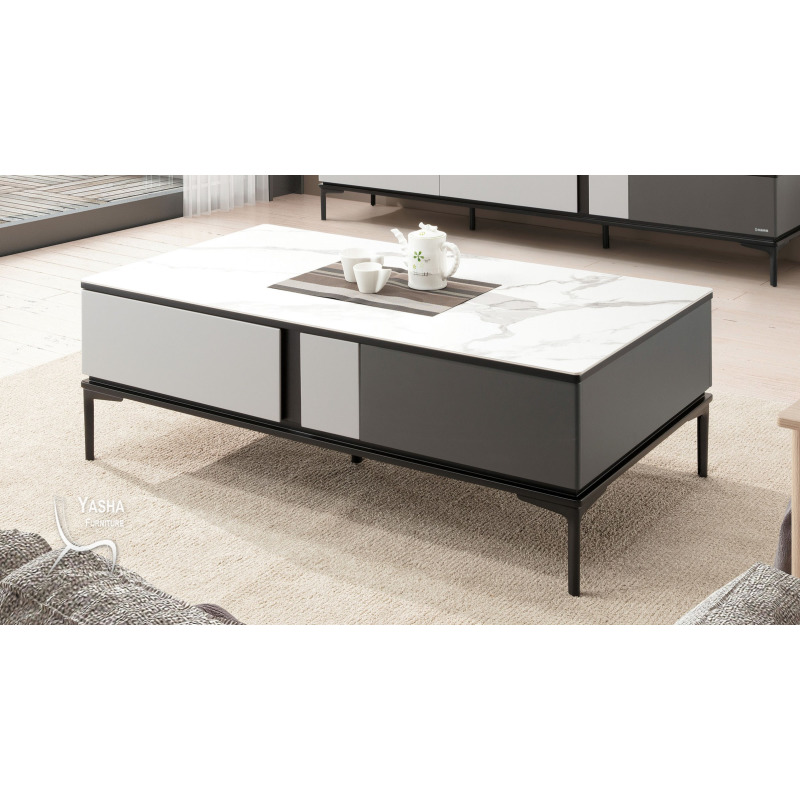 B275-01 路喜斯岩板大茶几 (DKJ910-3)