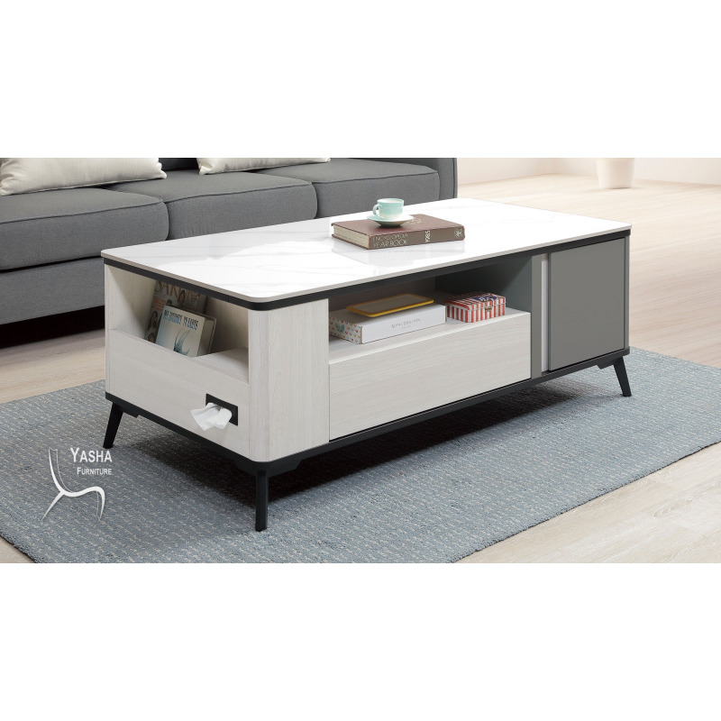 B281-02 伯特岩板大茶几 (M208+J104岩板)