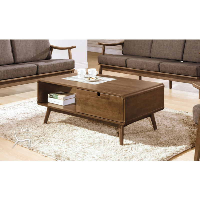 B300-02 特里淺胡桃大茶几 (RT501A)