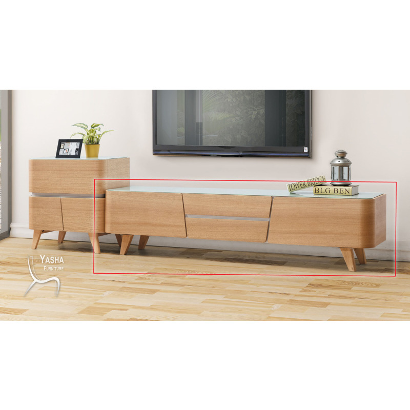 B372-01 傑恩5.5尺原木長櫃 (205)