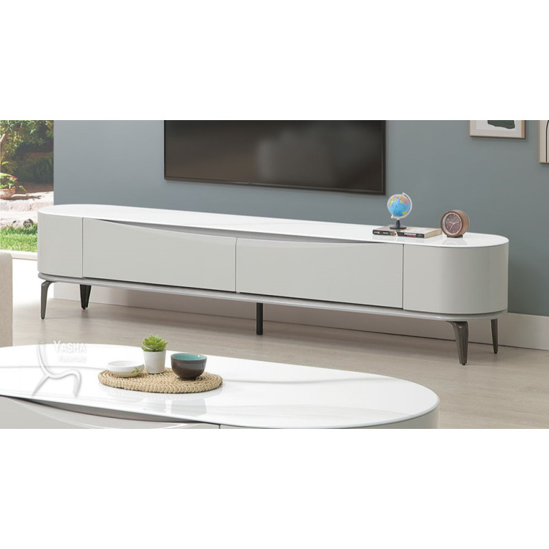 B357-02 瑞迪斯6.6尺玻璃長櫃 (249-200)