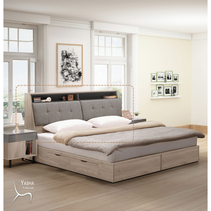 B113-02 華沙5尺床頭 (G301)