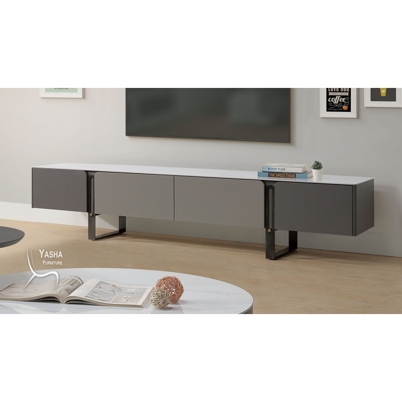 B344-02 福卡琳6.6尺岩板長櫃 (B8810)