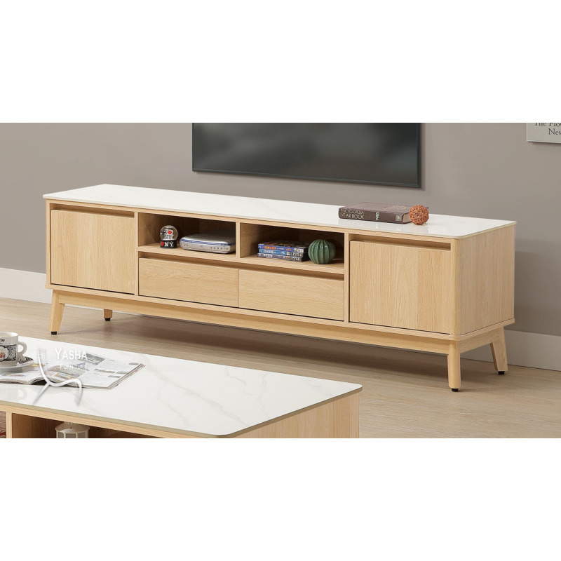 B371-03 米倫6尺岩板長櫃 (L306+J107岩板)