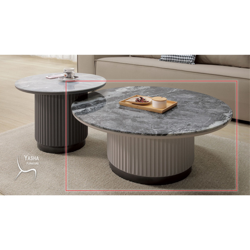 B253-01 杰尼斯石面大茶几 (YL2305大)