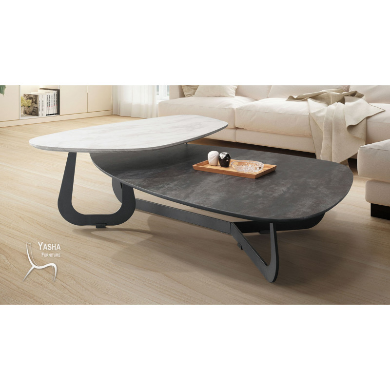 B308-03 馬里奧造型陶板茶几組 (CJ704A+B)