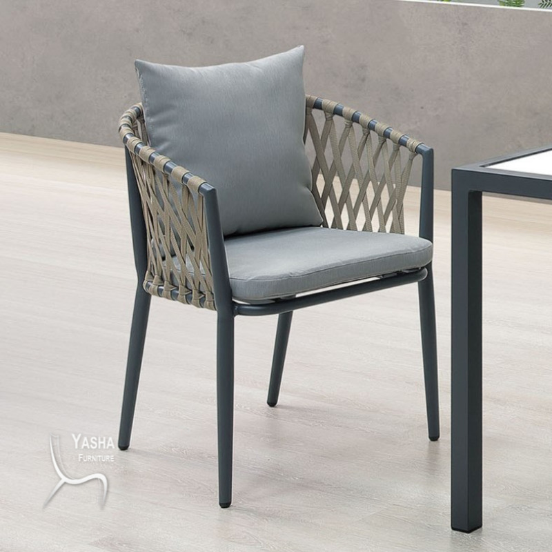 B246-01 瑞絲戶外休閒椅 (YR4001C 深灰)