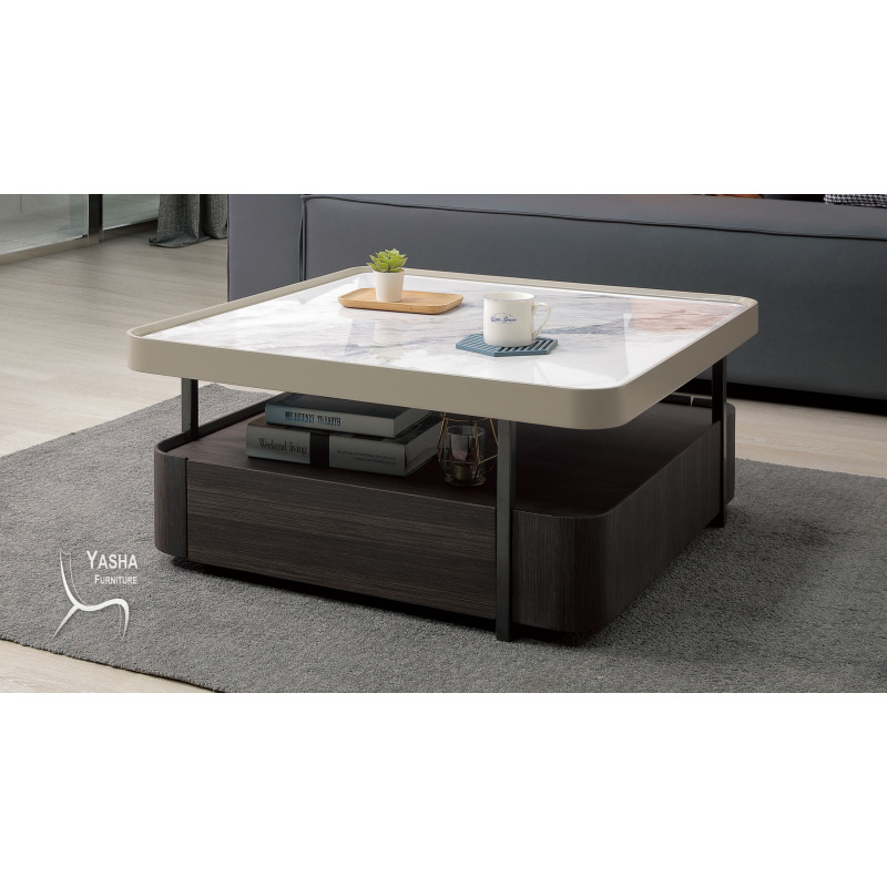 B264-01 道格石面大茶几 (2305A)