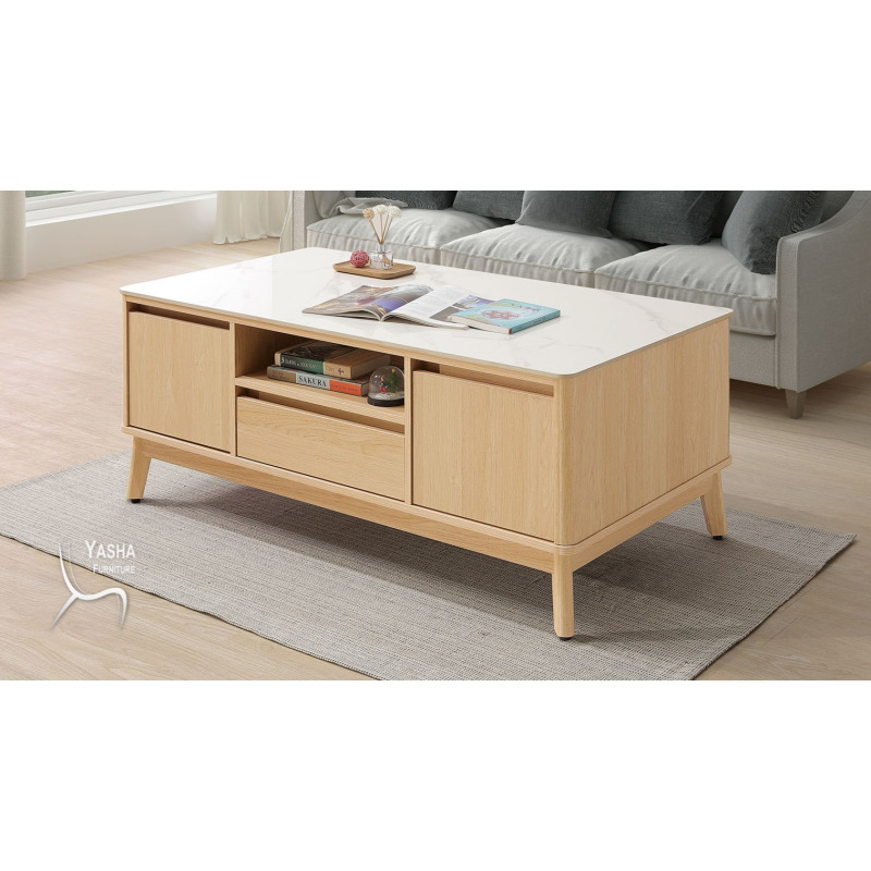 B299-01 米倫4.3尺岩板大茶几 (L305+J105岩板)