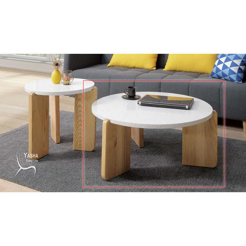 B310-01 莫瑞諾水磨石大茶几 (B15大)