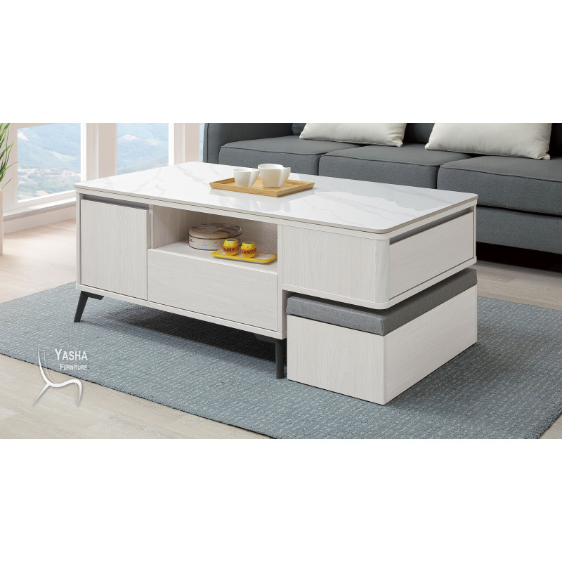 B283-02 畢克岩板大茶几 (M207+J104岩板)