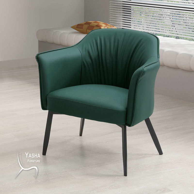 B234-03 菲比休閒椅 (198扶手)(深綠)