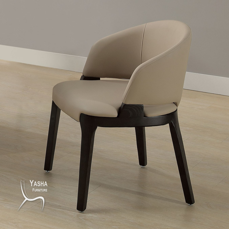 B235-05 潘恩實木休閒椅 (SJ608A)(低背)