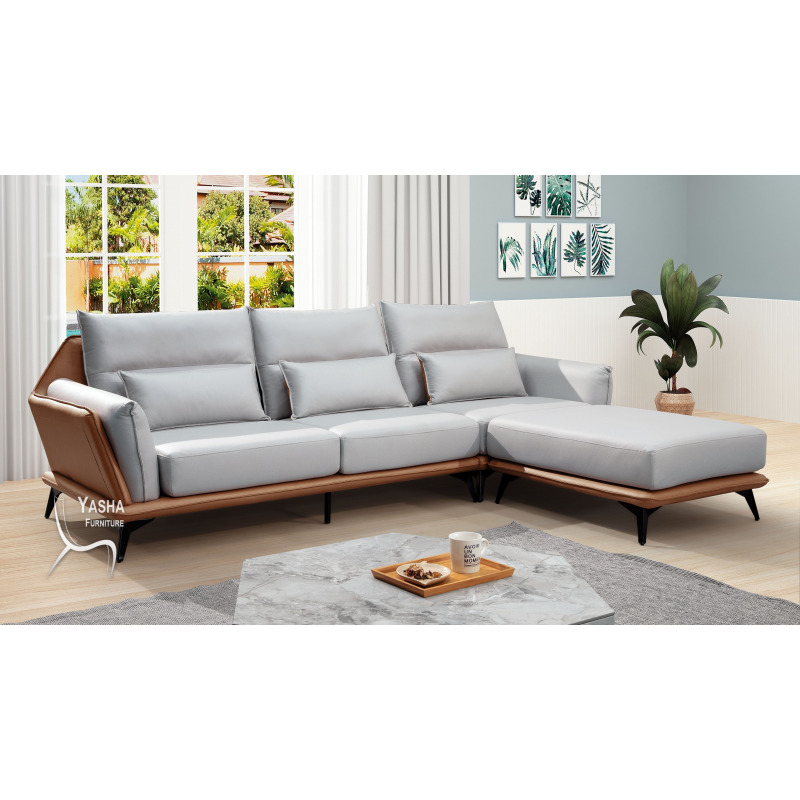 B218-01 娜塔莉L型科技布沙發 (289-1)